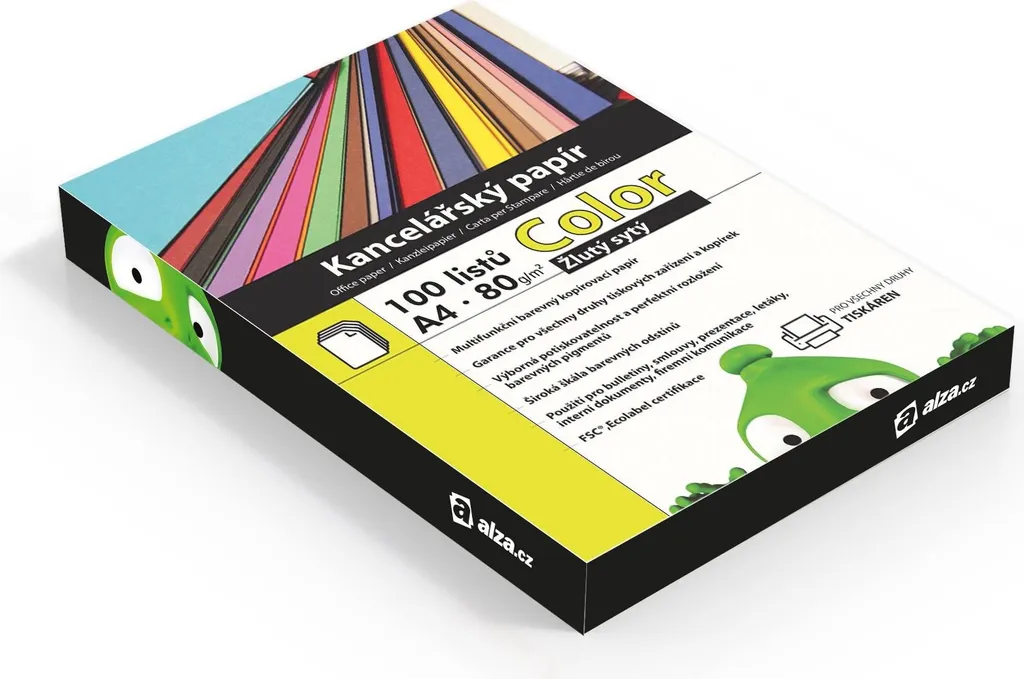 Colore Alza A4 Giallo | Supporto Documenti Ergonomico per Ufficio - 1