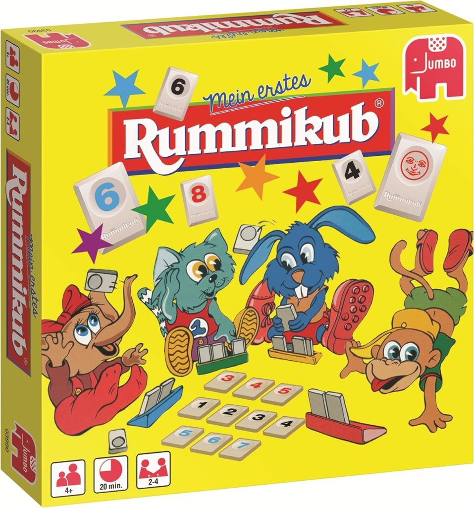 Rummikub 03990, Gra planszowa, Płytka, 4 lat(a), 20 min, 20 Zdjęcie produktu 