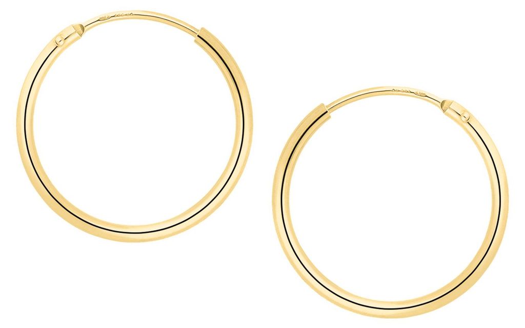 Damen & Mädchen Ohrringe in Gold 333 (8 Karat) Ø 13mm - Produktbild 