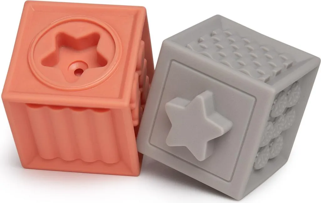 Blocs de construction texturés et souples Canpol Babies pour l'éveil 12pc - 4