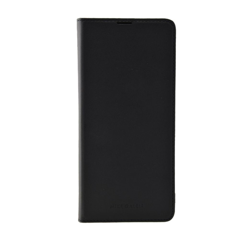 Galeli Echtleder Book Case Flip-Tasche Schutz Hülle Mick passend für Vivo Y52, schwarz