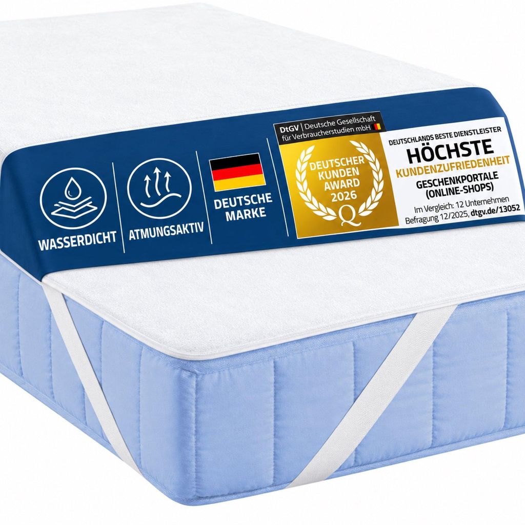 Feluna Matratzenauflage 200x200 cm wasserdicht aus 100% Produktbild 