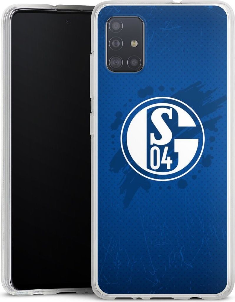 DeinDesign Handyhülle für Samsung Galaxy A51 Silikon Hülle Case Smartphone Schutzhülle Bundesliga FC Schalke 04 Offizielles Lizenzprodukt