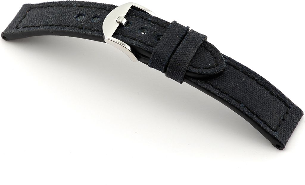 Happel Lederband Mansfield 20 mm schwarz