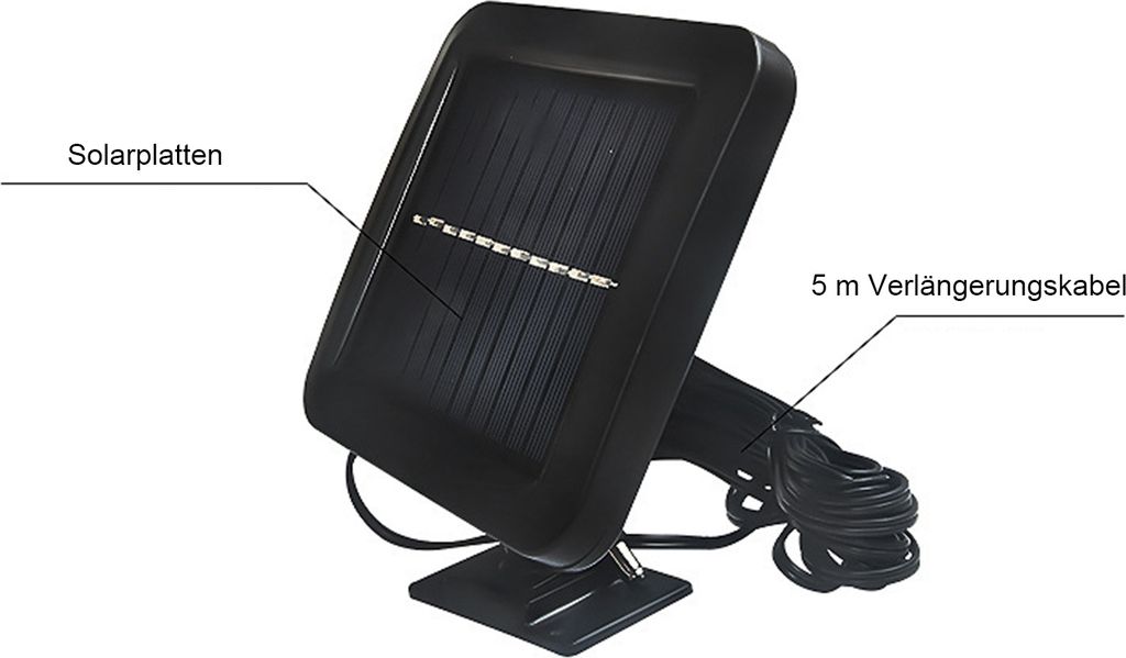 LED Solarleuchte, Außen-Wandleuchte, 56 LED Solarlampen mit Produktbild 9