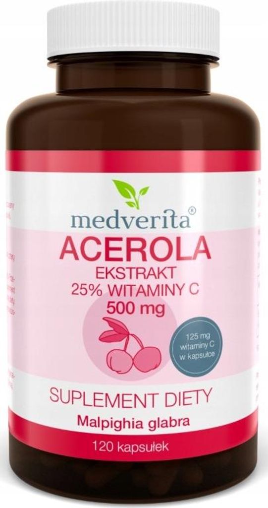 MEDVERITA Acerola 500 mg 120 Kapseln