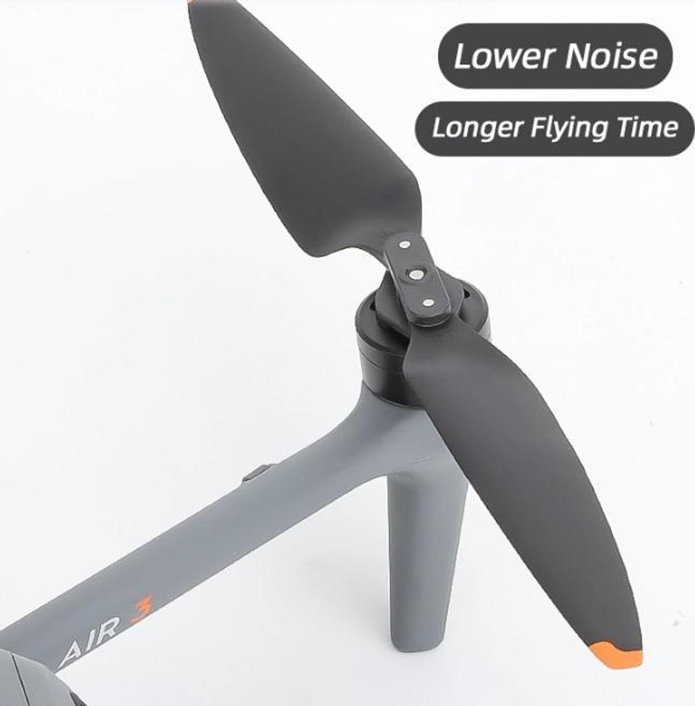 50CAL Geräuscharme Drohnenpropeller mit silberner Spitze Produktbild 