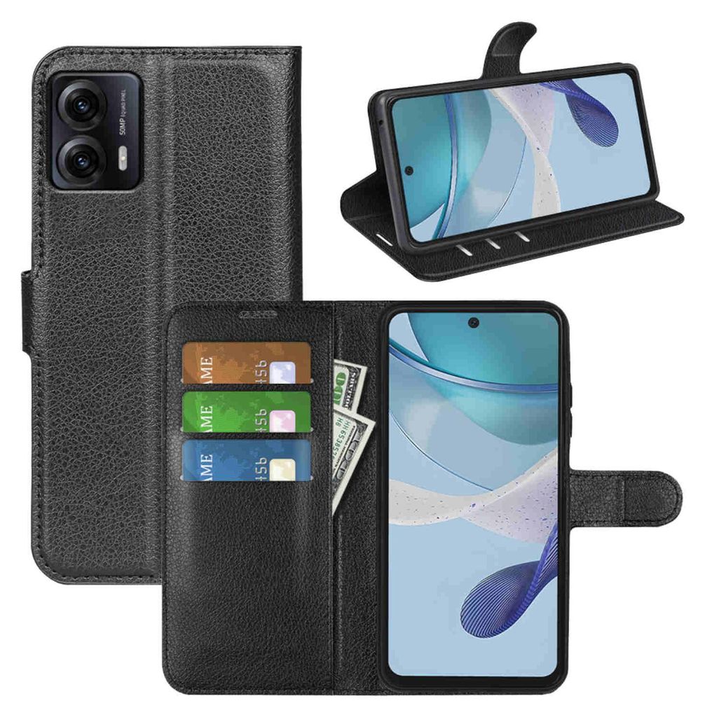 Pre Motorola Moto G53 mobilný telefón puzdro Black Case Art Obrázok produktu 