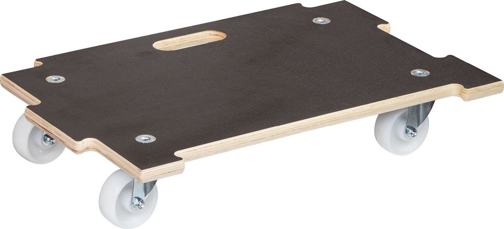 WAGNER Transporthilfe MAXIGRIP CONNECT / ERWEITERBAR - 59 x 39 x 11 cm, Rollen Ø 75 mm, Tragkraft 250 kg - 20138301