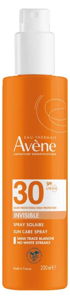 Avene Sun Zonnebrand Spray SPF30, Crèmige textuur, voor het Productafbeelding 
