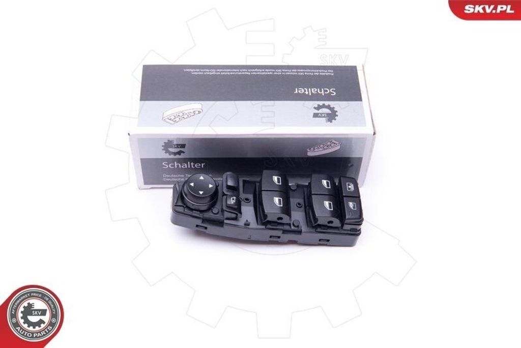 ESEN SKV 37SKV044 Fensterheberschalter für BMW 3 Limousine (F30, F80) Vorne Fensterheber Schalter