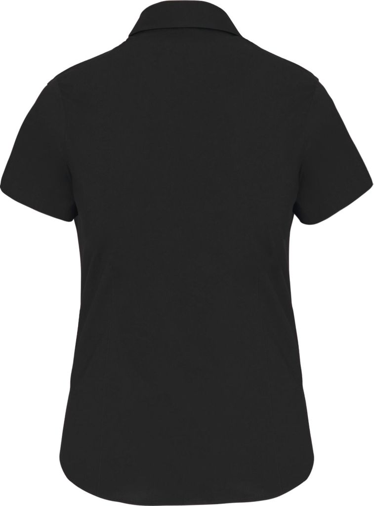 Kariban Damen Stretchbluse Kurzarm