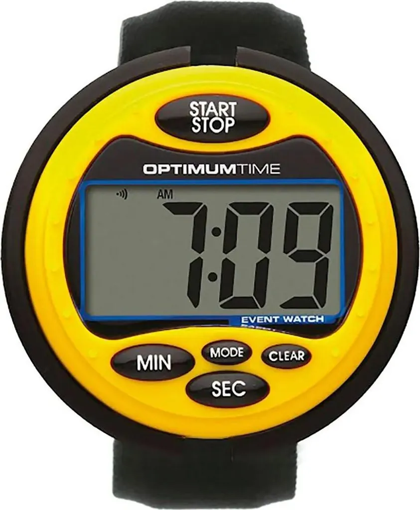 Évitez le Temps Dépassé avec l'Optimum Time Event Chronometer Golden Gold