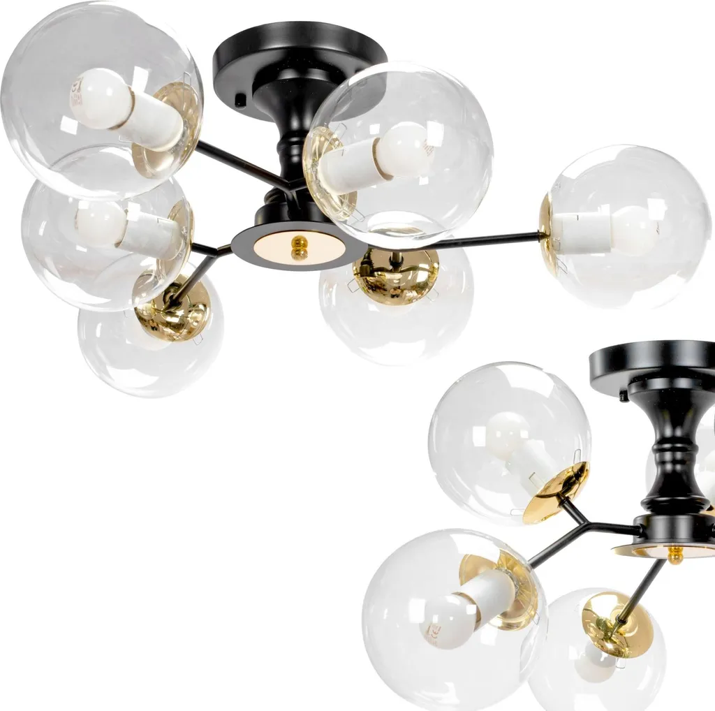 Suspension de Salon Toolight APP1134-6C Idéale pour Table à Manger