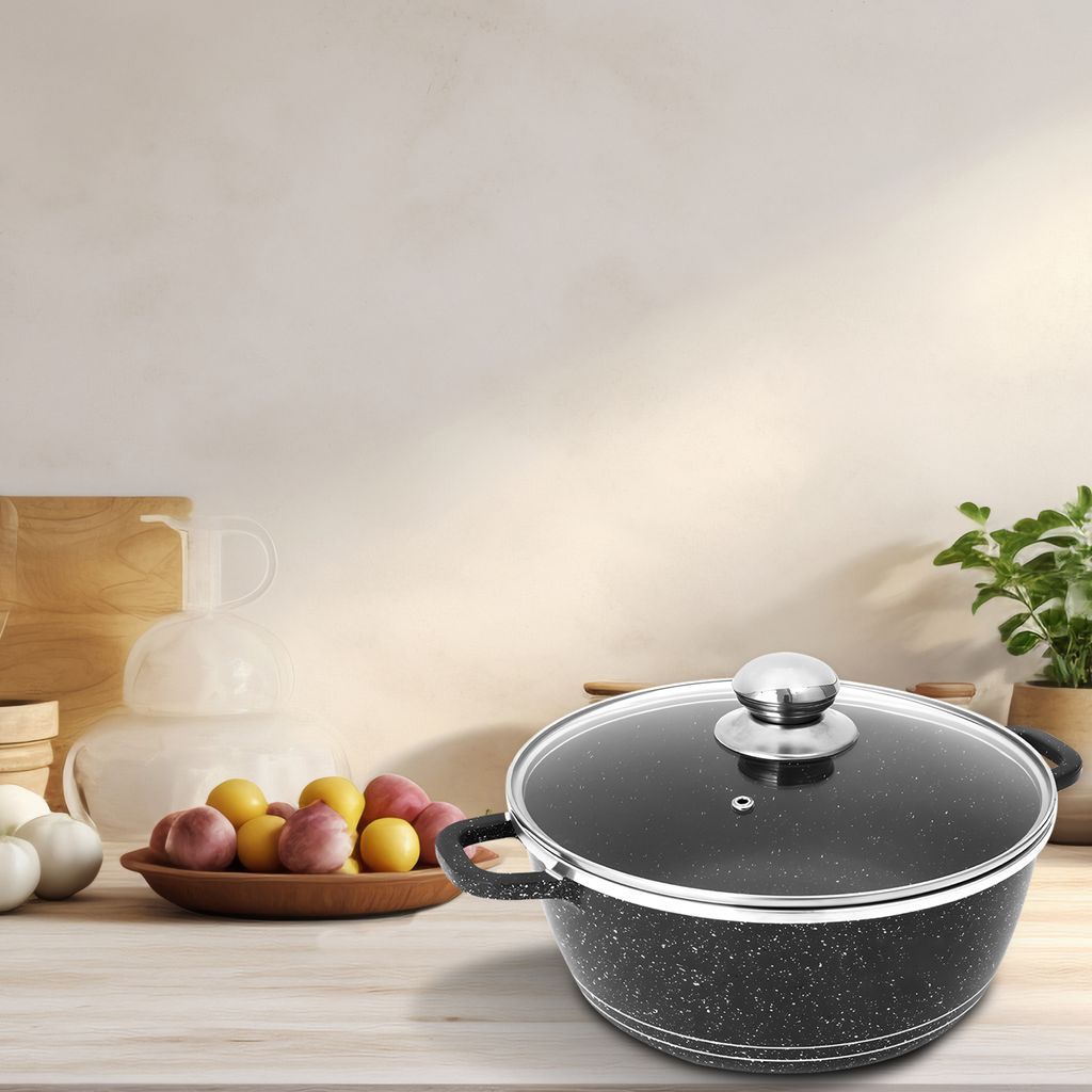 Topfset 12-teilig Aluminium Keramik Kochgeschirr Produktbild 11