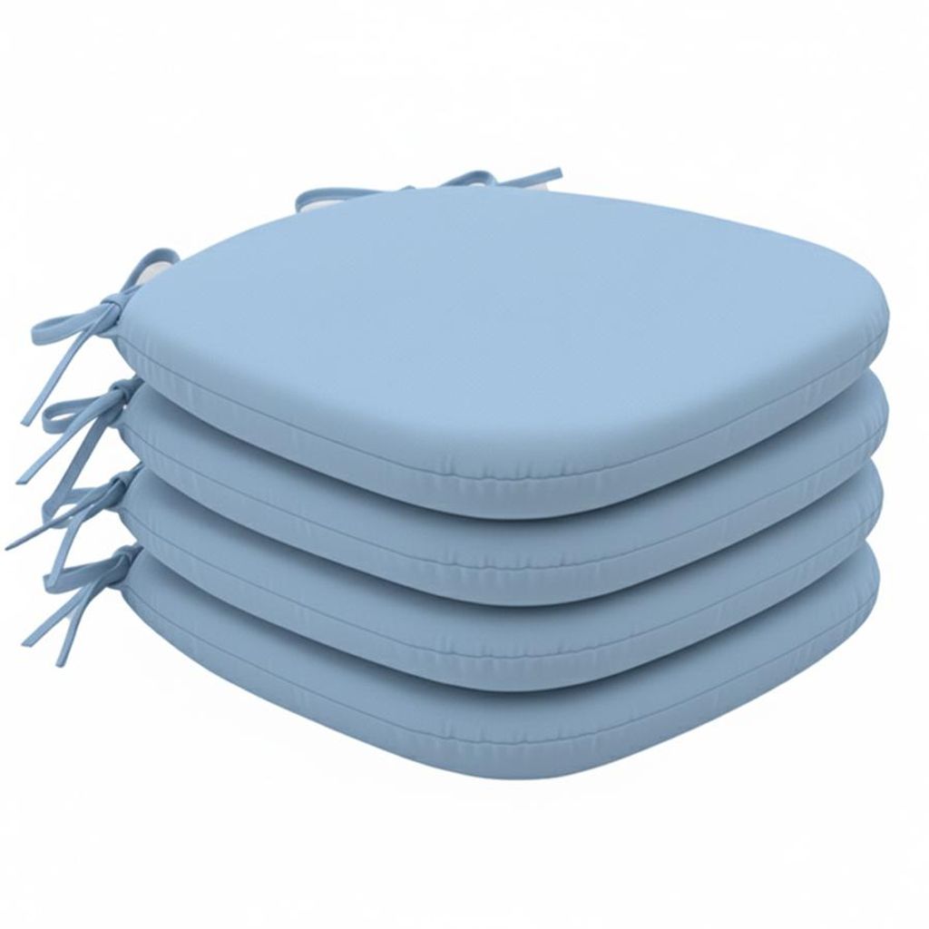 Sitzkissen-Set, Komfort, 36x37 cm, 4-teilig, Produktbild 