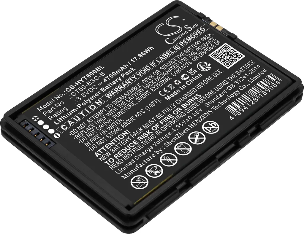 Batterie pour Honeywell CT60 CT50 CT60XP remplace 318-055-012 4040mAh