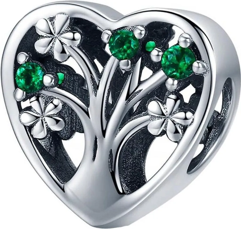 Regalo Mamma: Ciondolo Cuore Albero della Vita Argento 925 Trusky