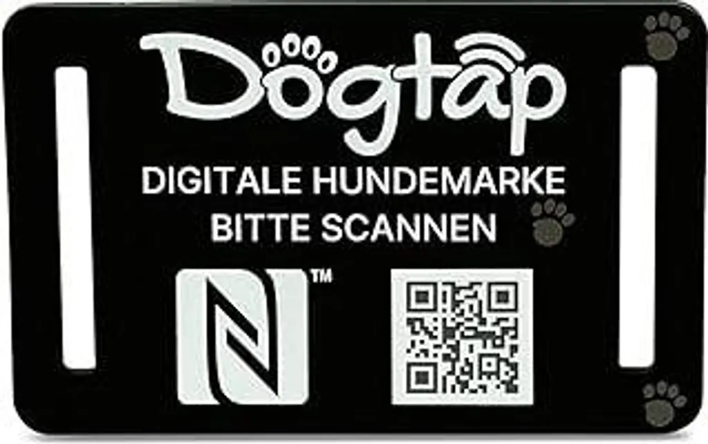Medaglietta Cane Piccola Taglia NFC | Silenziosa e Leggera 50x30