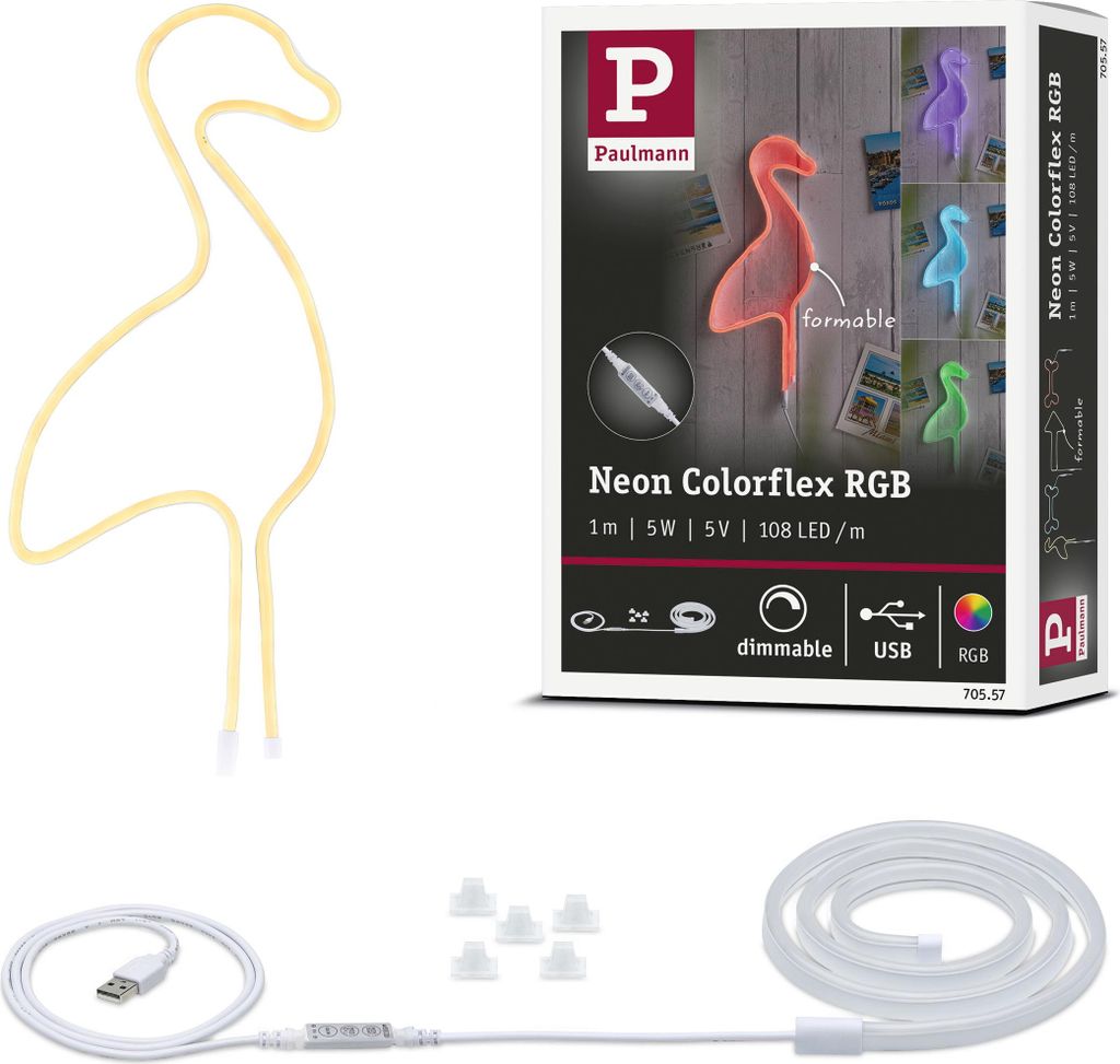Paulmann USB LED pásek Neon Colorflex RGB Obrázek produktu 