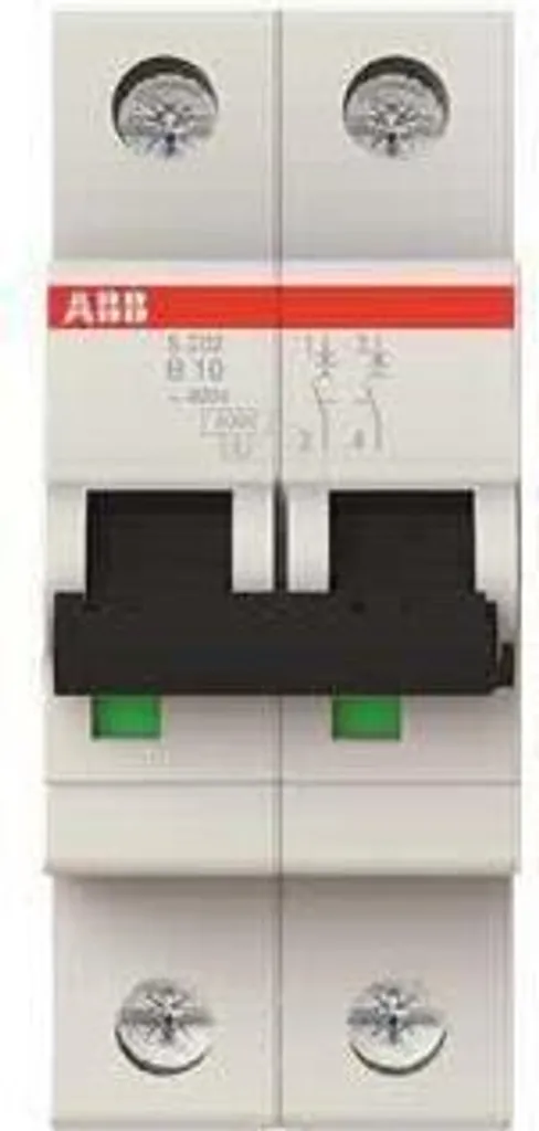 Disjoncteur de protection ABB S202-B10 pour circuits d'éclairage 10A