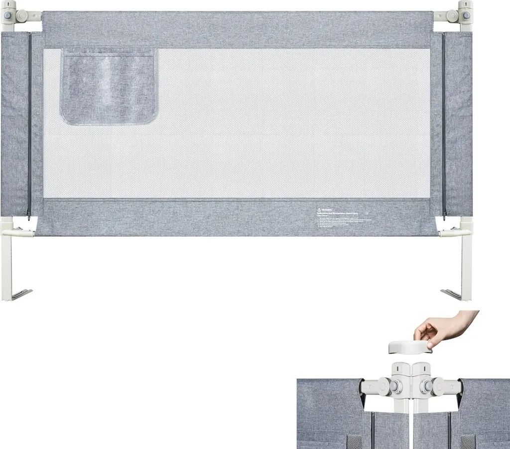 Barrière antichute lit 150cm : fini les chutes de bébé du lit