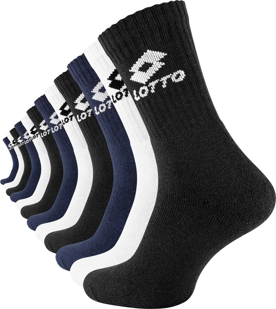 LOTTO Sportsocken 12 Paar LOTTO Socken Tennissocken 39-42 Produktbild 
