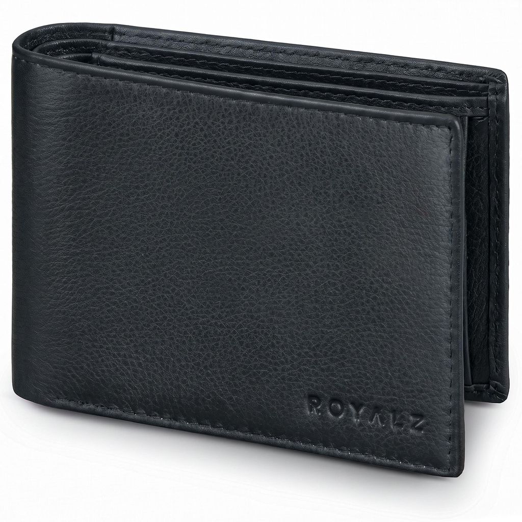 ROYALZ "Detroit" Geldbörse Herren Echt Leder RFID Schutz Produktbild 