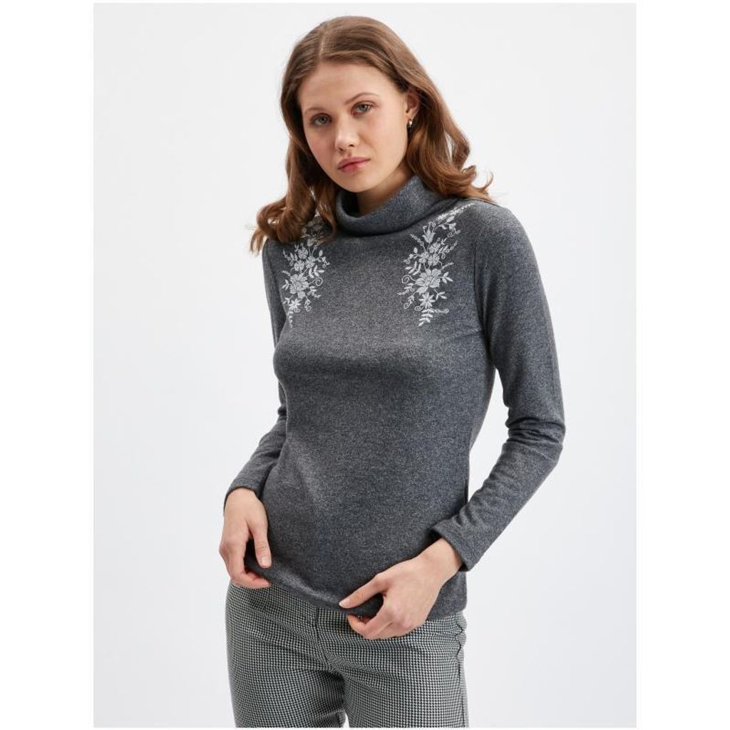 Orsay Grauer Rollkragenpullover für Damen 192021635000__M