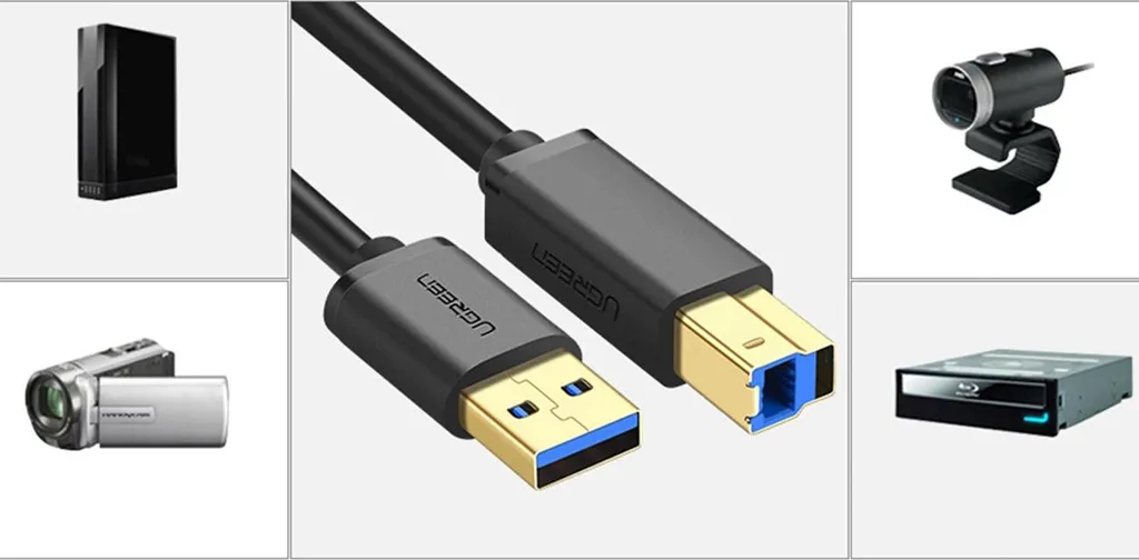 Cavo USB 3.0 per Stampante Ugreen US210 1m | 5Gbps Professionale Nero - 17