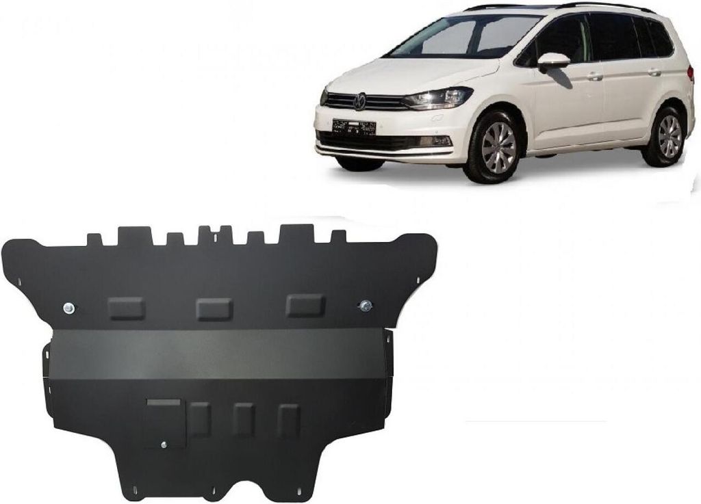 Stahl Unterfahrschutz für Motor Volkswagen Touran - Schaltgetriebe