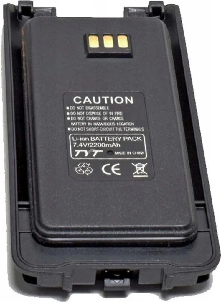 Batterie pour Radio TYT TH-UV8200 et MD-UV390 Idéale Sorties Extérieur