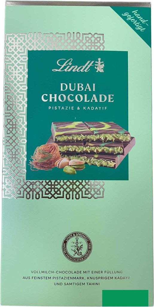 Lindt Dubai Style Chocolade 145g Produktbild 