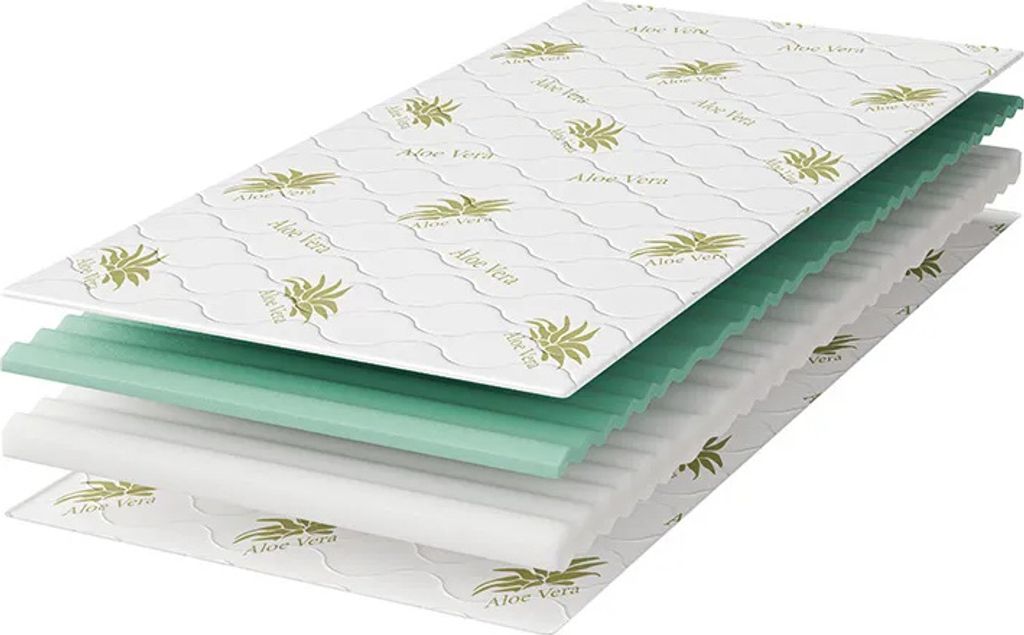 Matratze 120x200 Schaummatratze AISHA 15 cm, bequem, Premium, mit Bezug, H2/H3