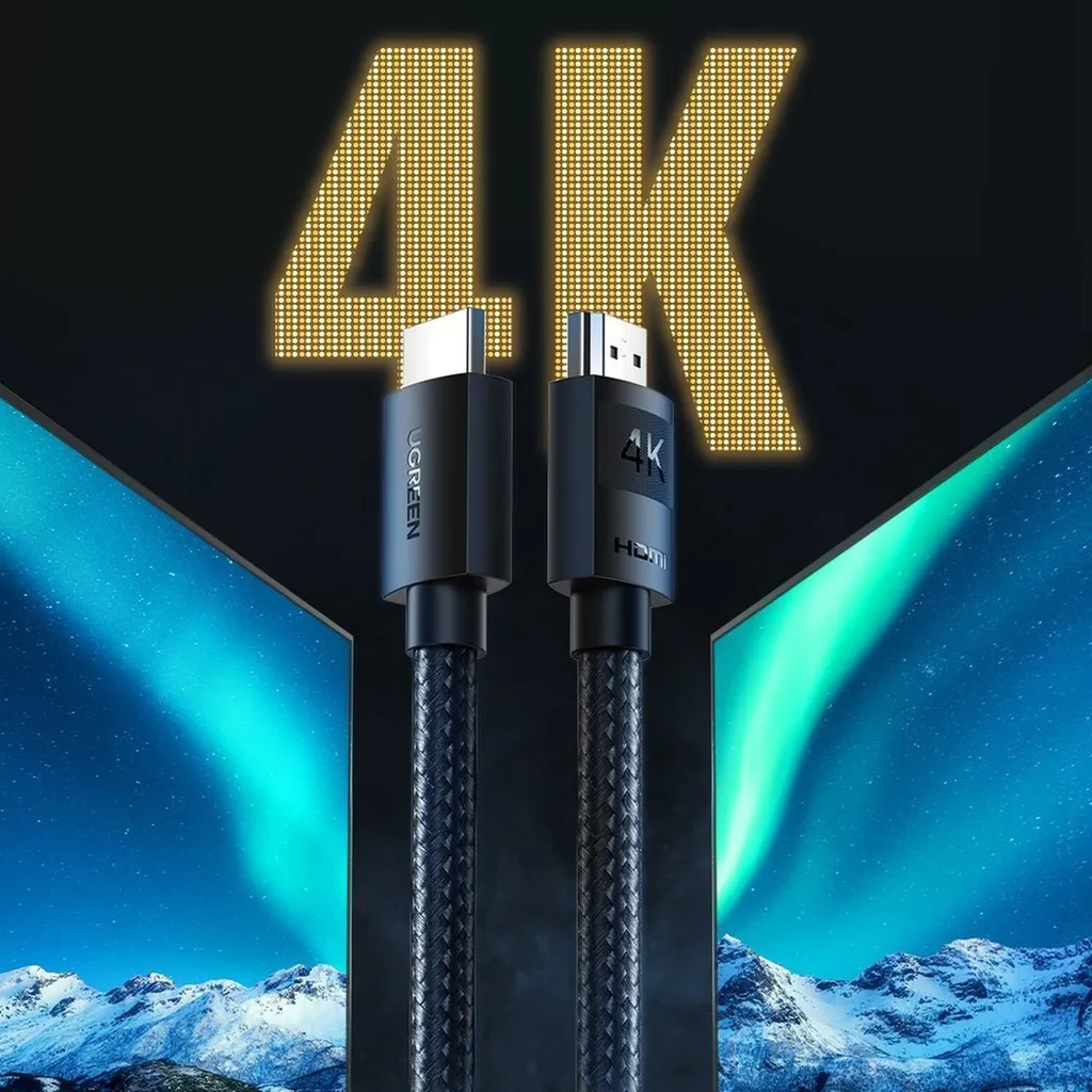 Ugreen Cavo HDMI 2.0 4K High Speed 3mt - Nero Intrecciato (HD119 40102) - 4