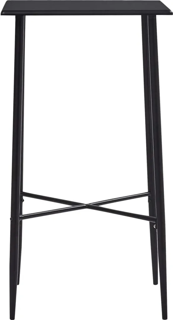 SYFAX™ Tavolo Bar Nero 60x60: La Mia Esperienza con questo Tavolo Alto