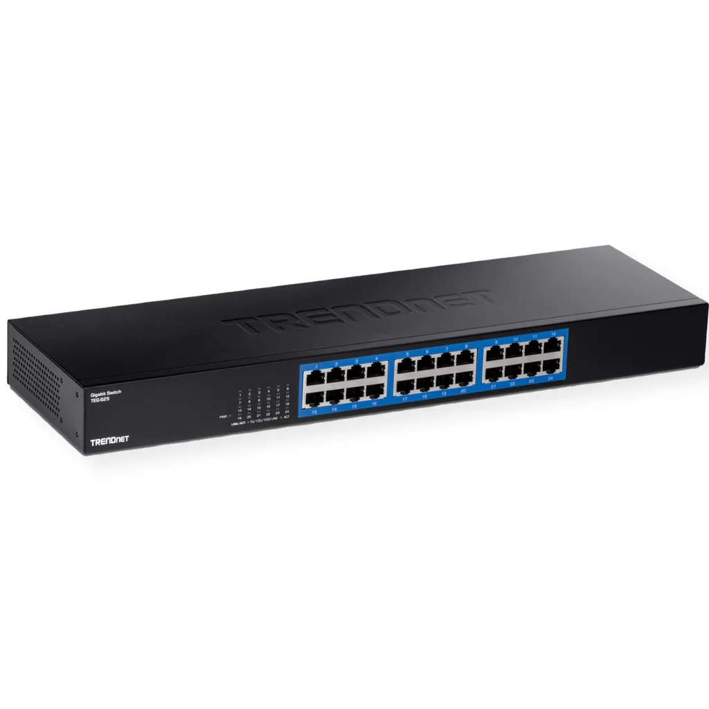 TrendNet TEG-S25 TRENDnet Switch 24 Port Gbit 19" Metall