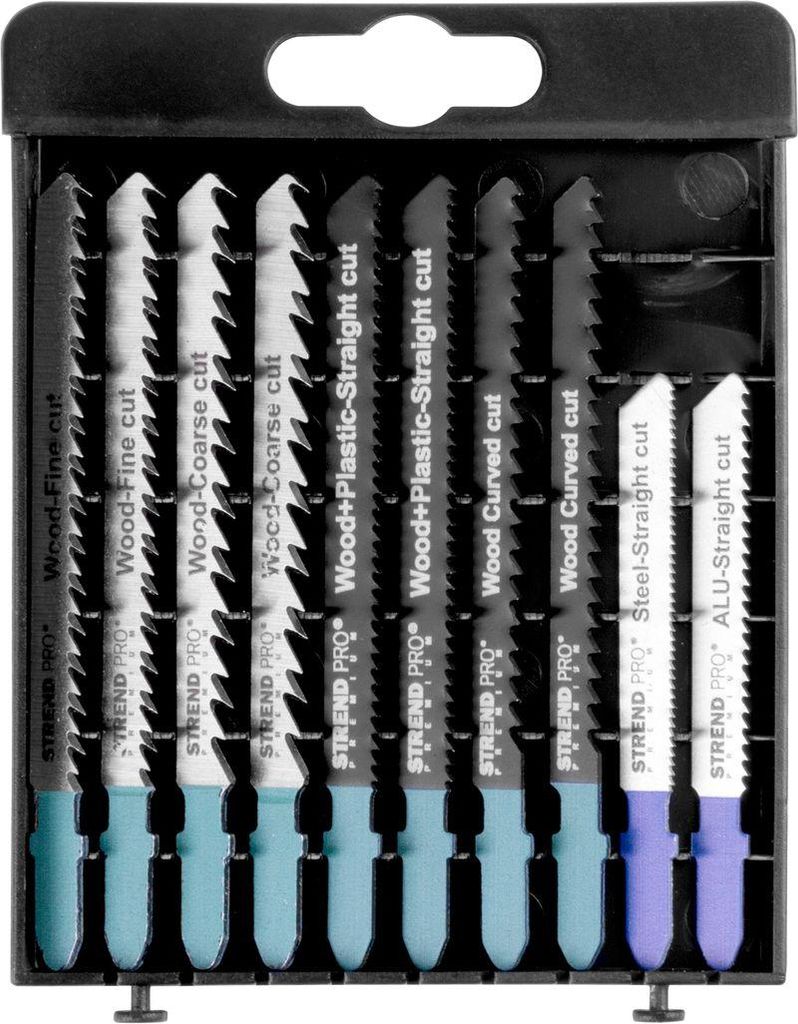 Stichsägeblätter Strend Pro Premium, Set, Mix, Packung 10 Stk.