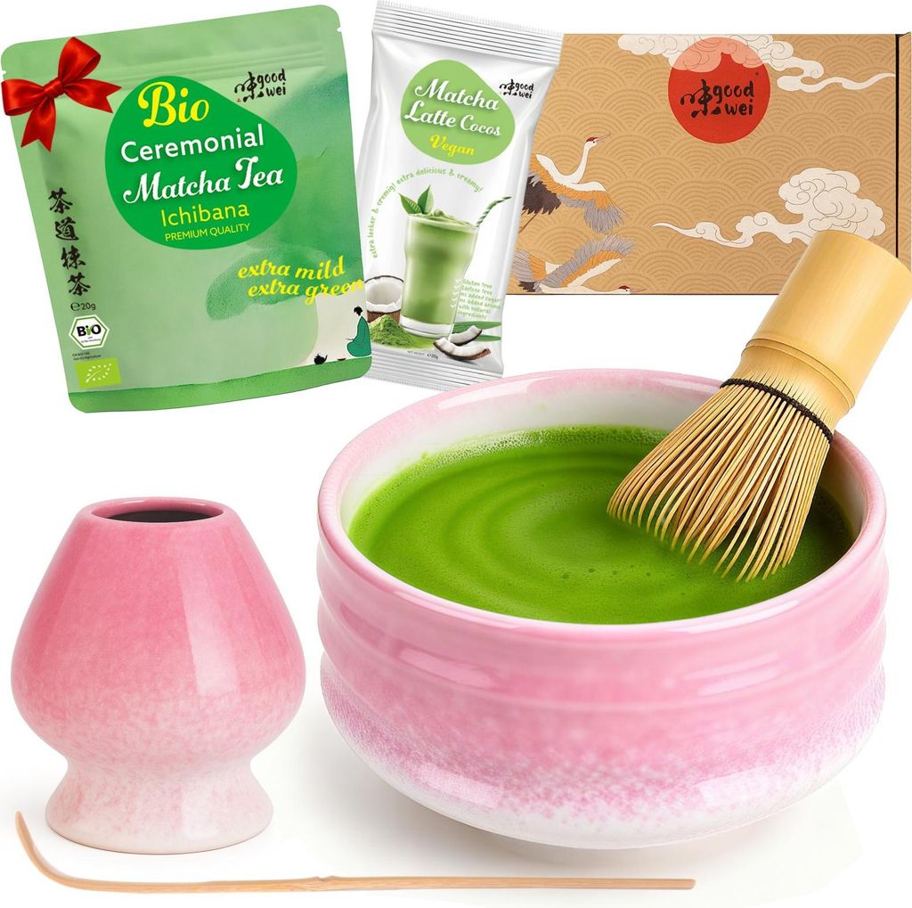 Zestaw do ceremonii herbaty Matcha "Sakura" z czarka, Zdjęcie produktu 