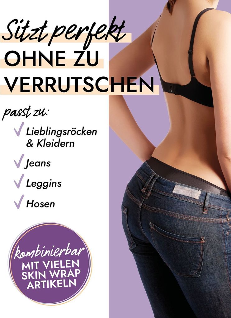 Skin Wrap Shapewear Damen - Po Push up Miederhose (S-XL) Produktbild 5