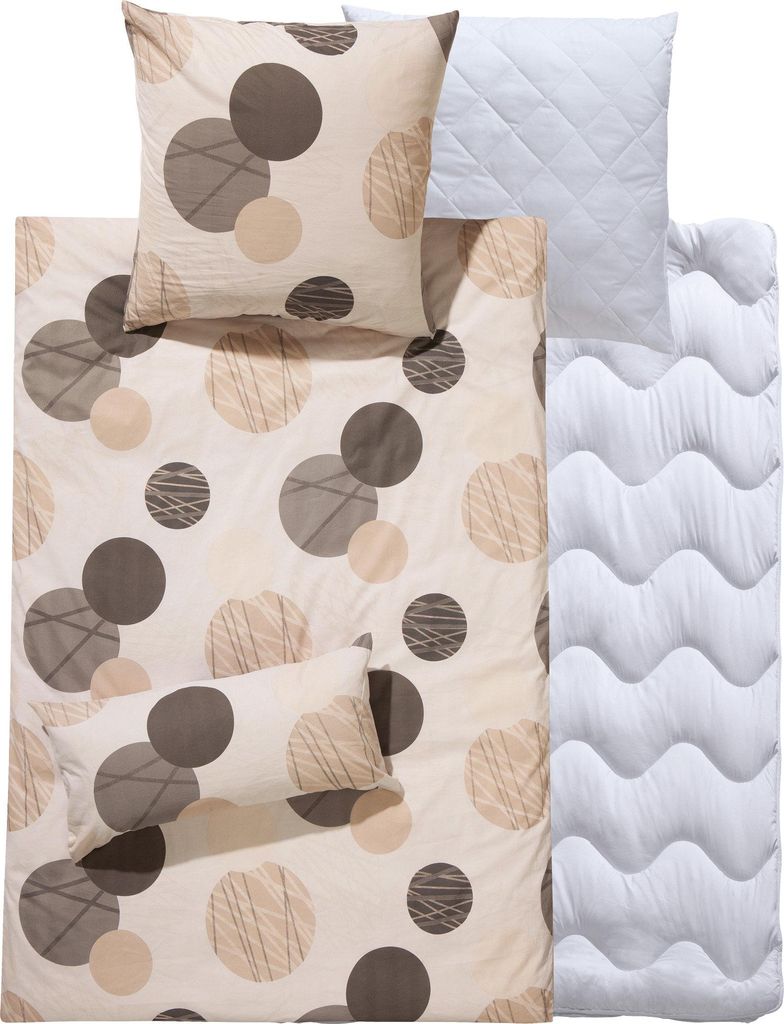 REDBEST Bettausstattung Sparpaket mit Steppbett 1x 135x200 cm + 1x 80x80 cm