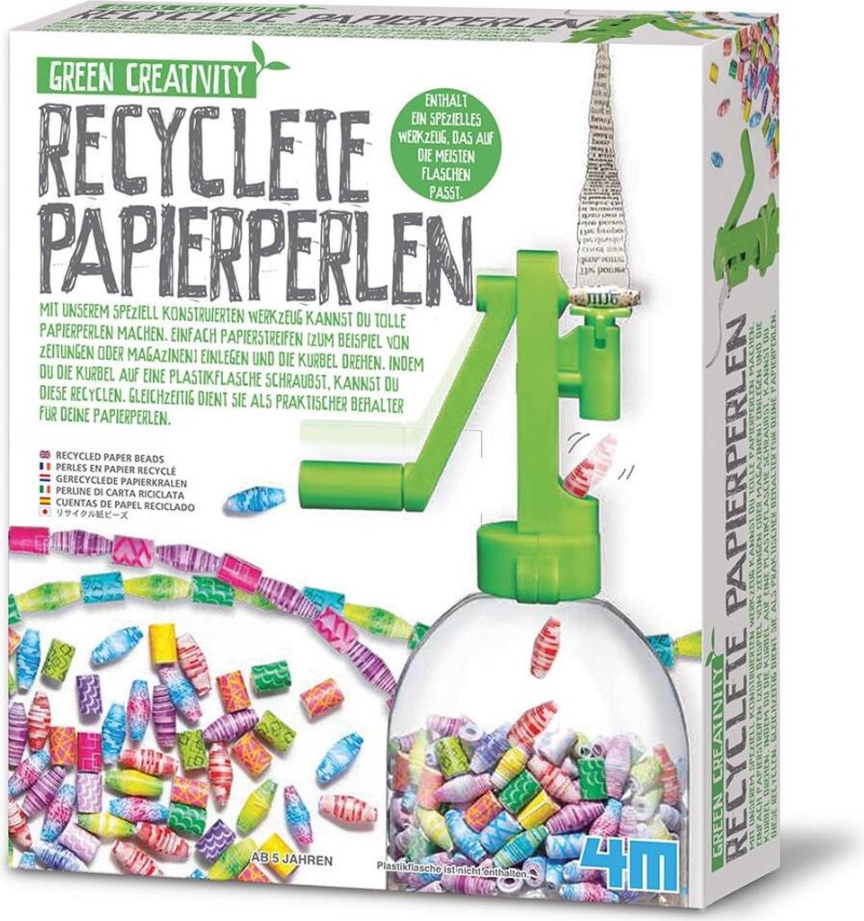 4M - Recycelte Papierperlen - Green Creativity