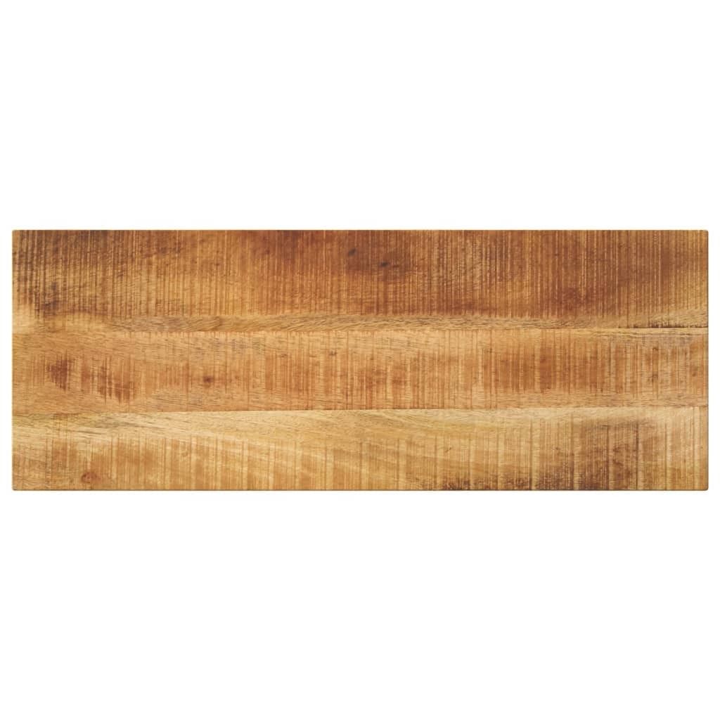 Design Tischplatte 70x30x3,8 cm Rechteckig Raues Massivholz Mango, Tischplatten 2024 Neu