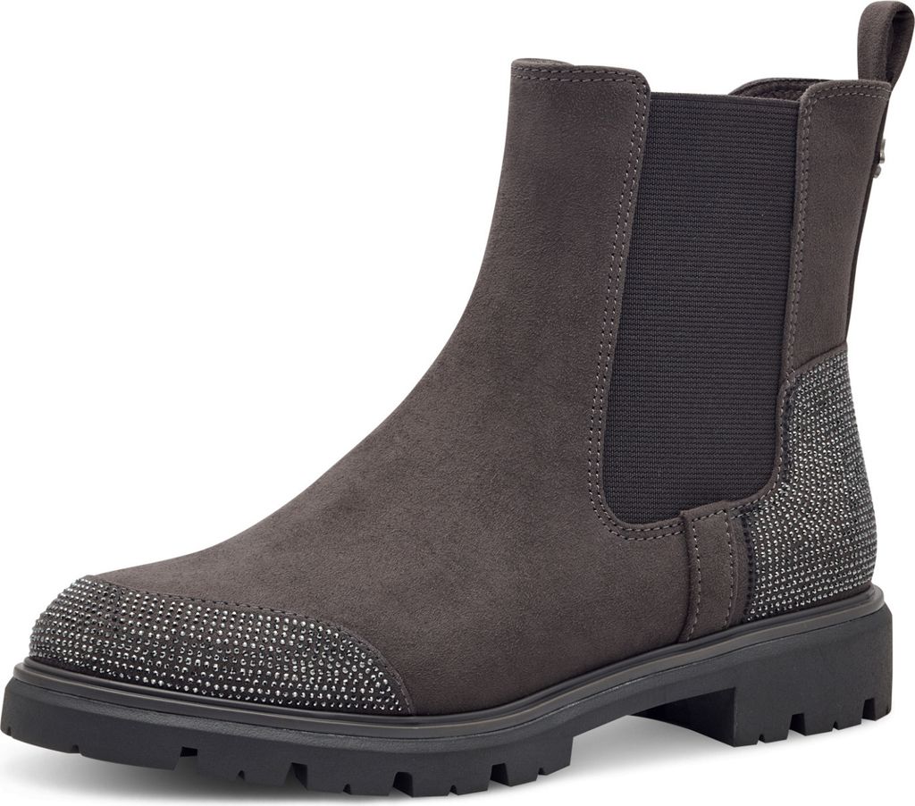 Damen Stiefeltte 2-85413-43-239 dark / grey von MARCO TOZZI aus Leder von Größe 37 bis 41