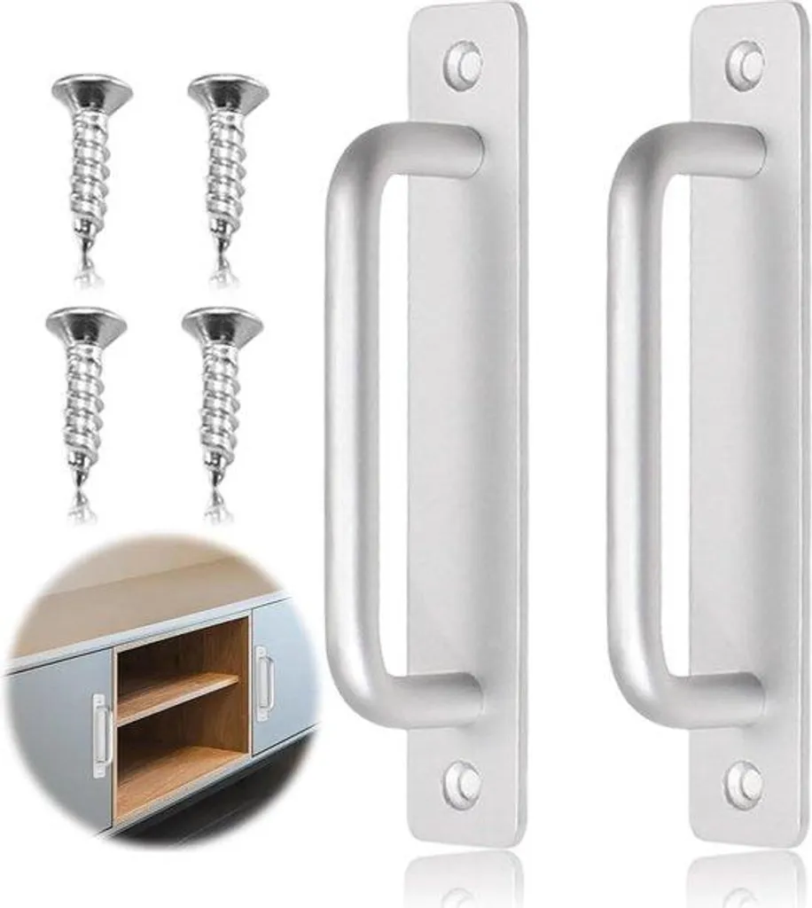 Renfort de tiroir 148 mm argenté pour rénovation cuisine et armoire