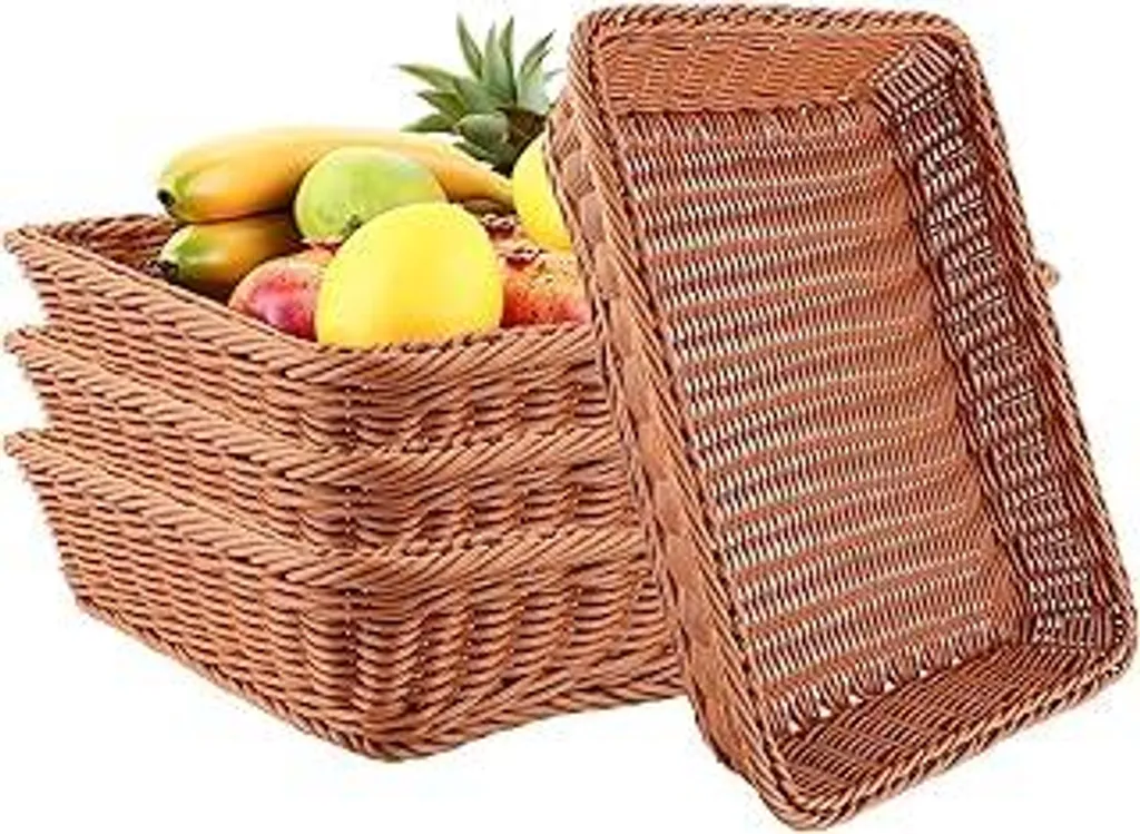 Stock 4 Cesti Espositori Pane 40x30x8 cm | Offerta DAJAVE Professional