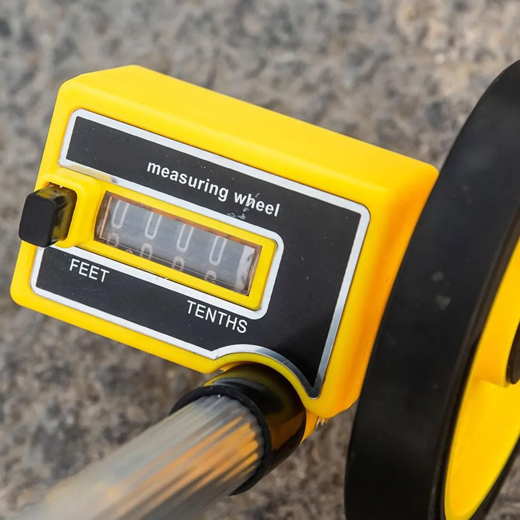 Roue de mesure avec réinitialisation rapide et manche ajustable 9999 mètres - 18