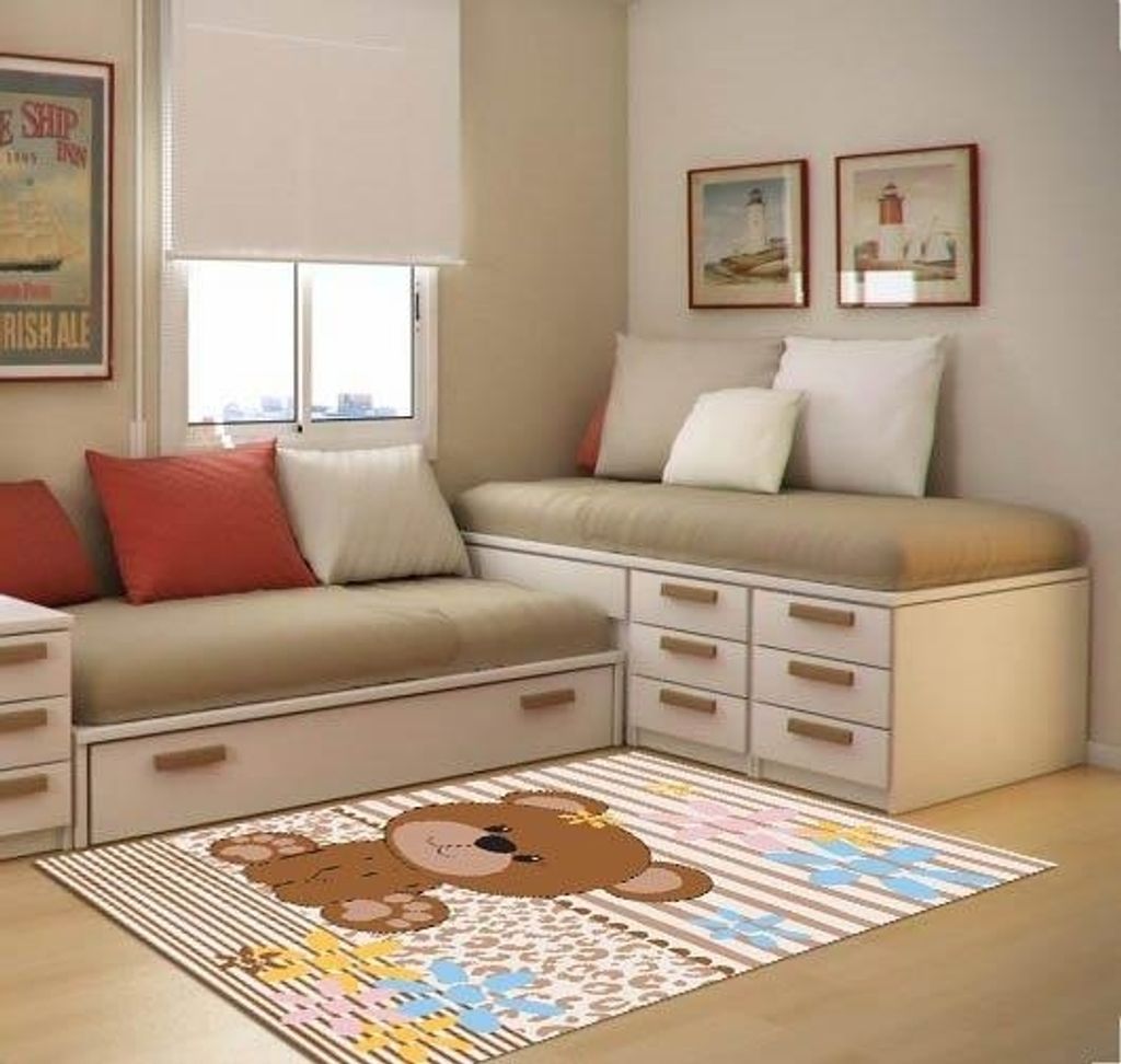 Kinderzimmerteppich Teddybär 120x180cm