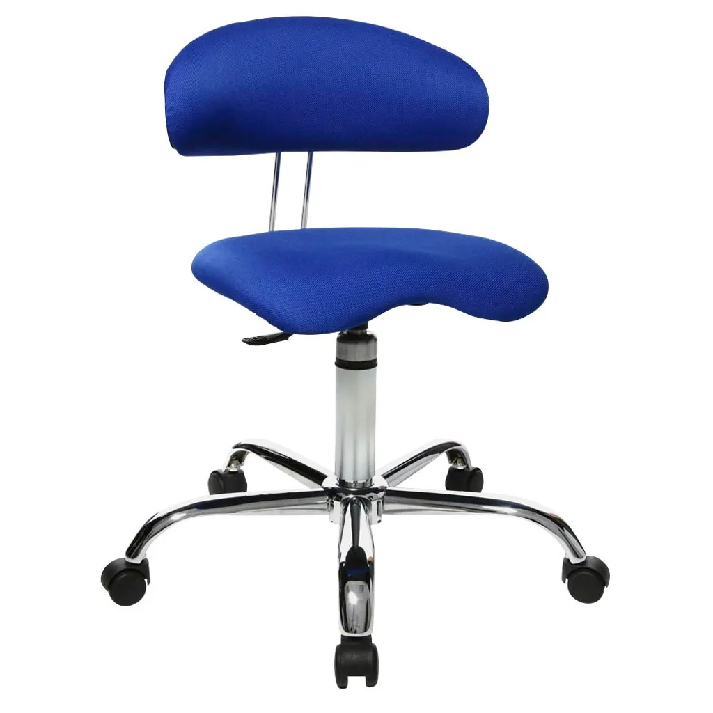 Tabouret de Bureau Sitness 40 Topstar ST290W56 Siège Assis-Debout Bleu
