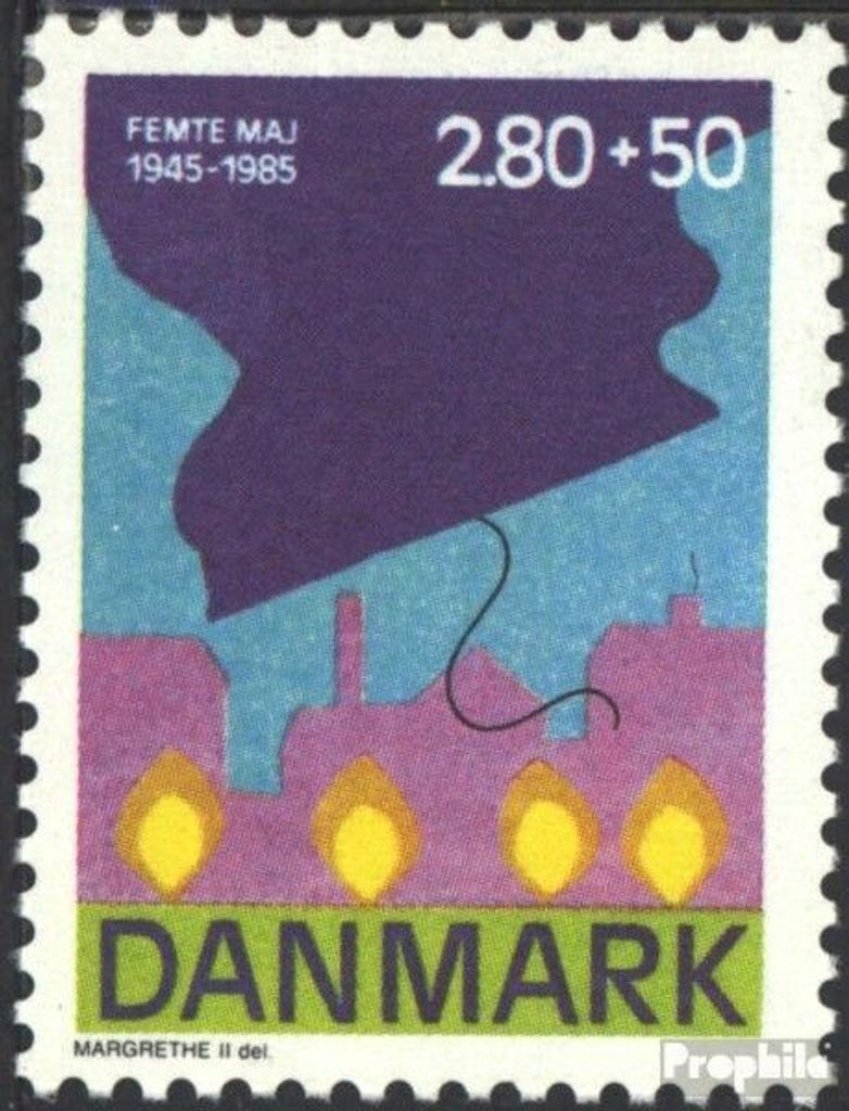 Briefmarken Dänemark 1985 Mi 837 (kompl.Ausg.) postfrisch Tag der Befreiung